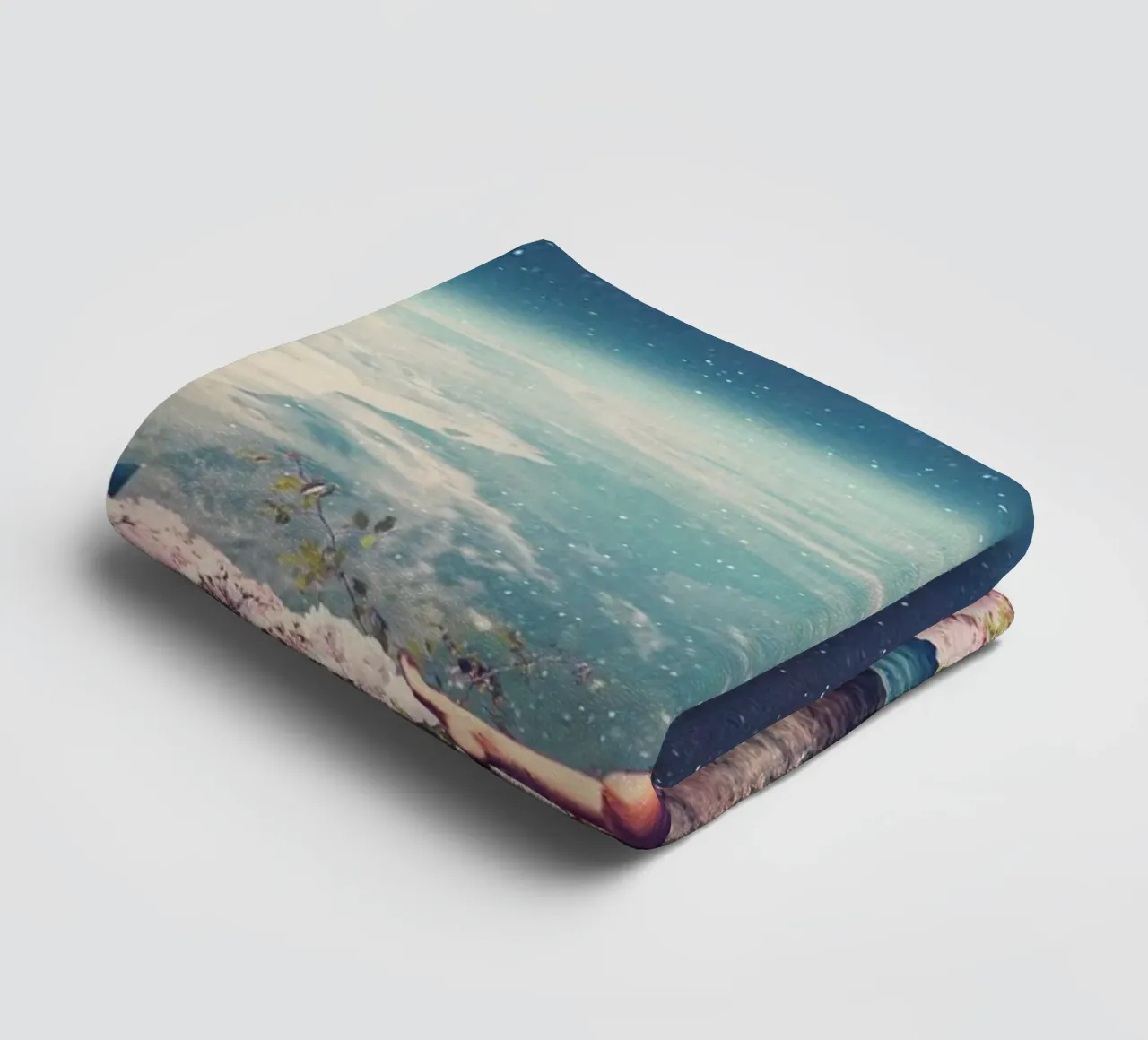 My World Blossomed when I Loved You Horizontal asciugamano da bagno da Frank Moth