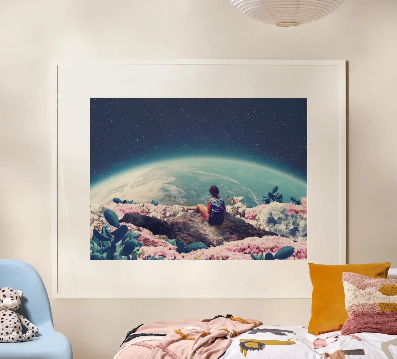My World Blossomed when I Loved You Horizontal carta hahnemühle da Frank Moth
