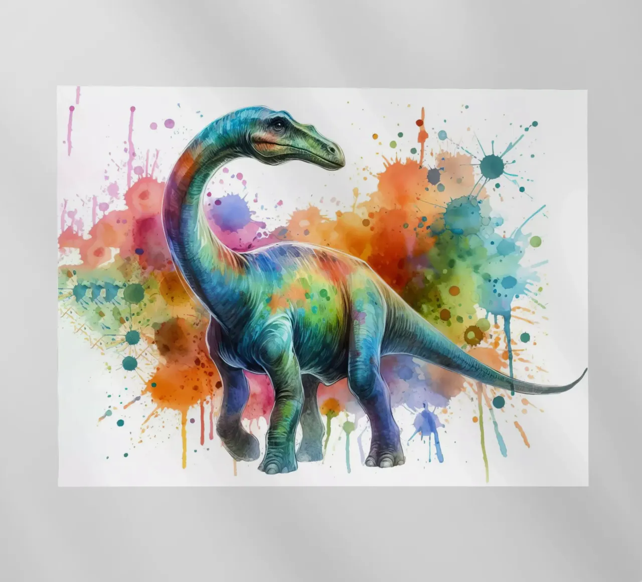 Dinosauro ad acquerello pellicola backlit da 🎁 ARTVI-SHOP