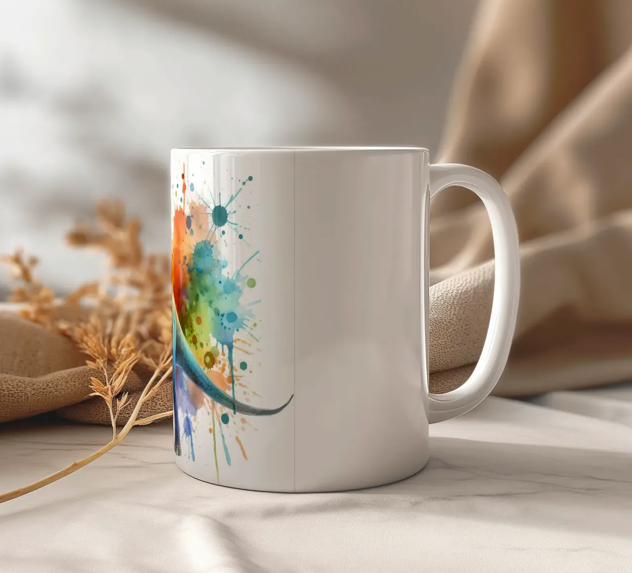 Dinosauro ad acquerello tazza in ceramica da 🎁 ARTVI-SHOP