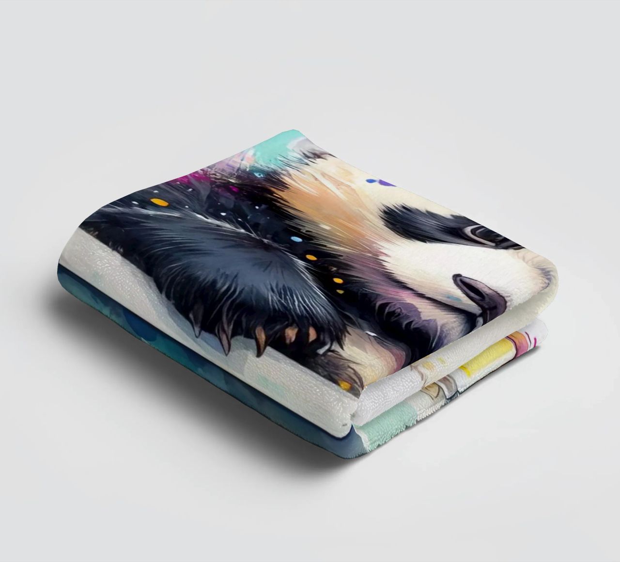 Pandabär in der Badewanne Handtuch von ARTVI-SHOP