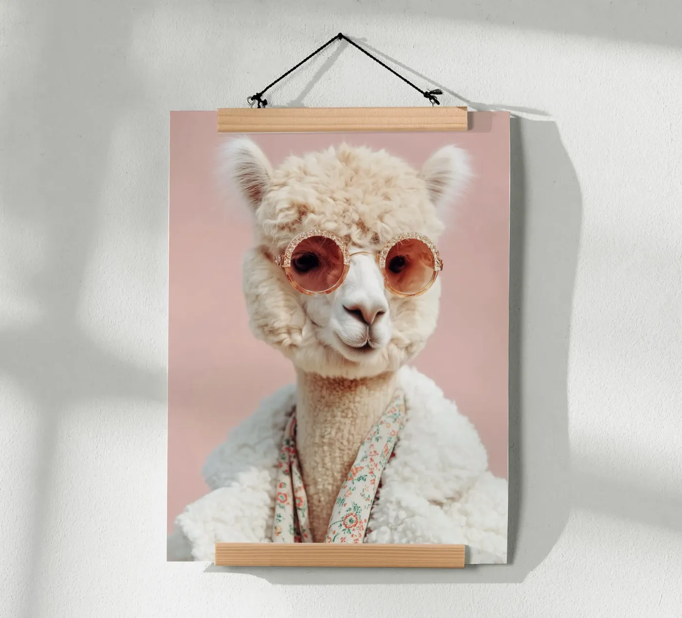 Mode Alpaca poster van Alva Studio