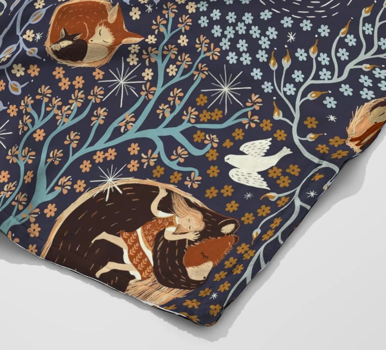 Gepersonaliseerde Slaapwel-dieren - Magische Kunst voor de Kinderkamer fleecedeken van Patruschka’s Patterns