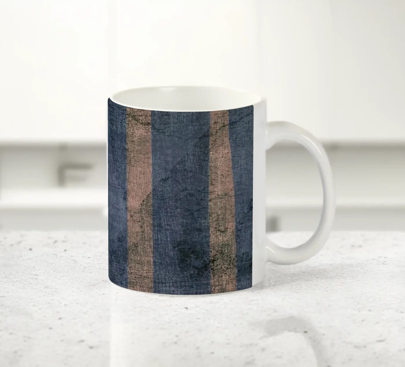 b l u e ceramic mug by k i m