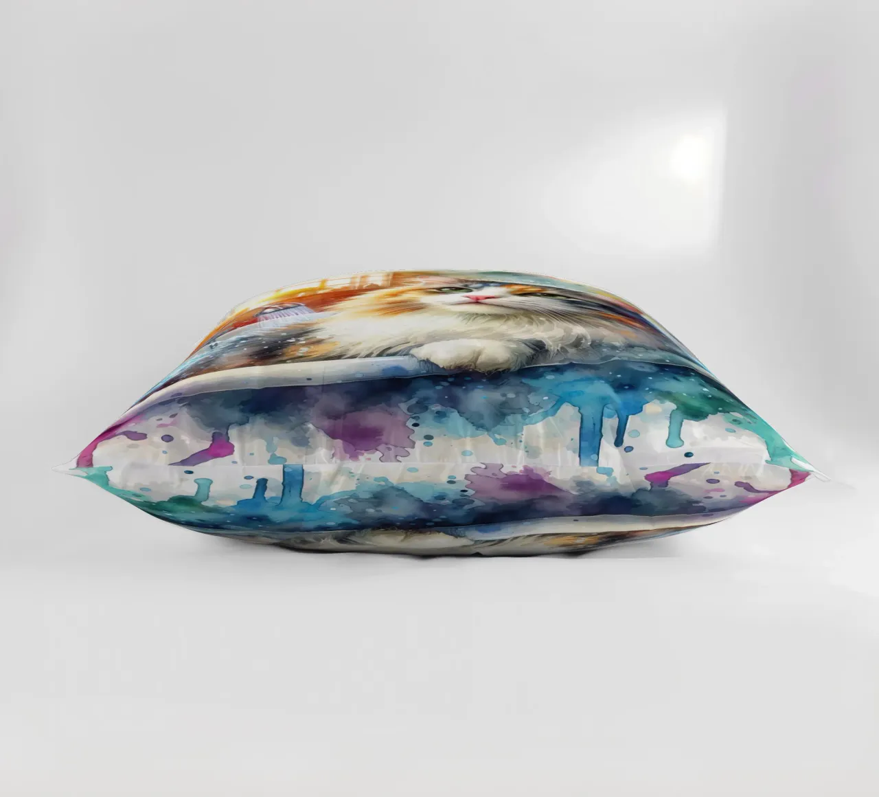 Un gatto nella vasca da bagno cuscino da 🎁 ARTVI-SHOP