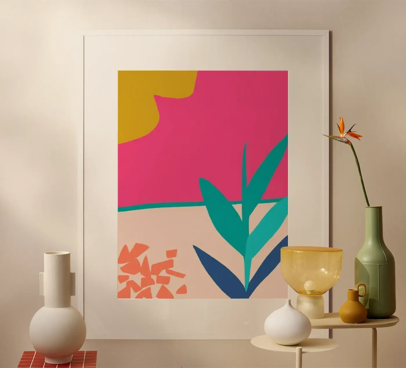 Flat Print 02 poster by Eliban
