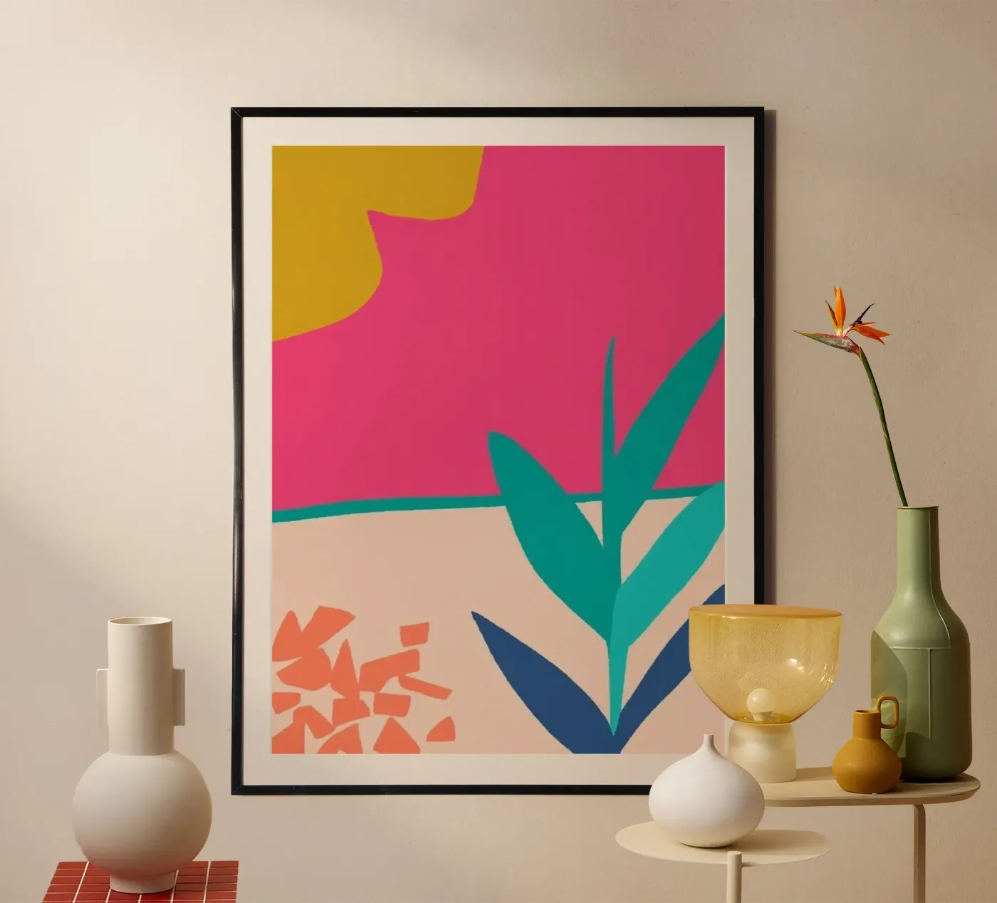 Flat Print 02 poster by Eliban