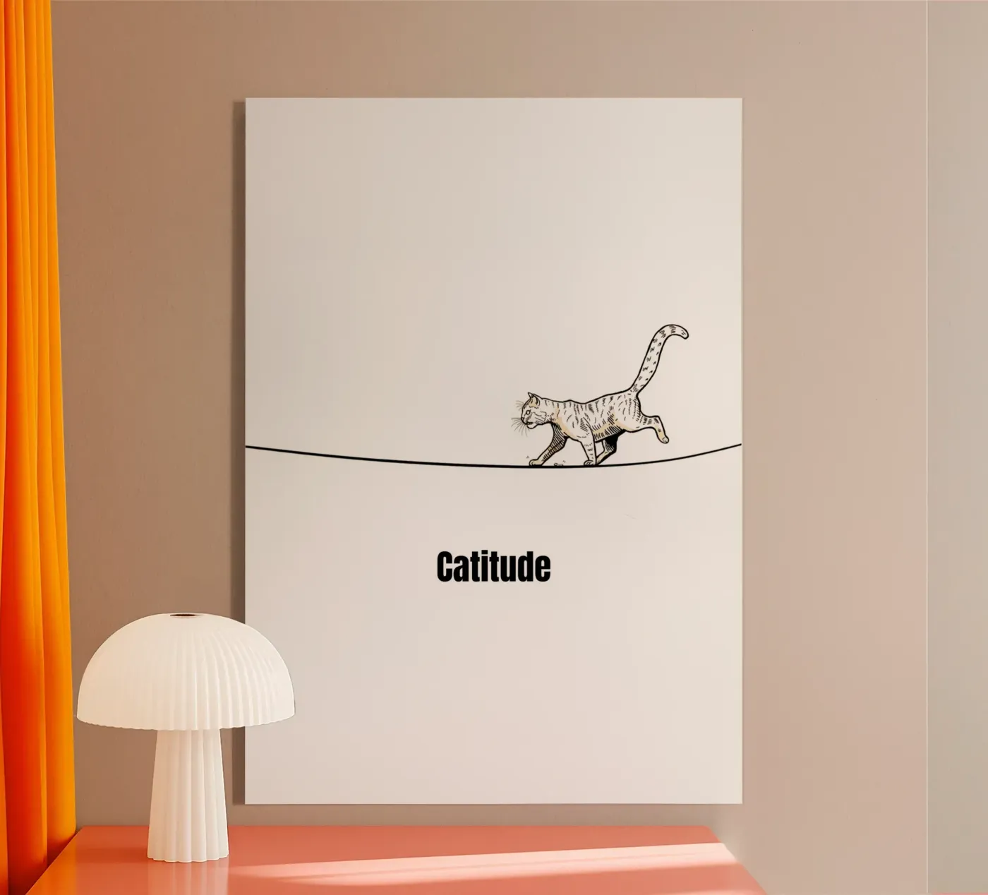 Cattime plexiglass da Tabea Jule