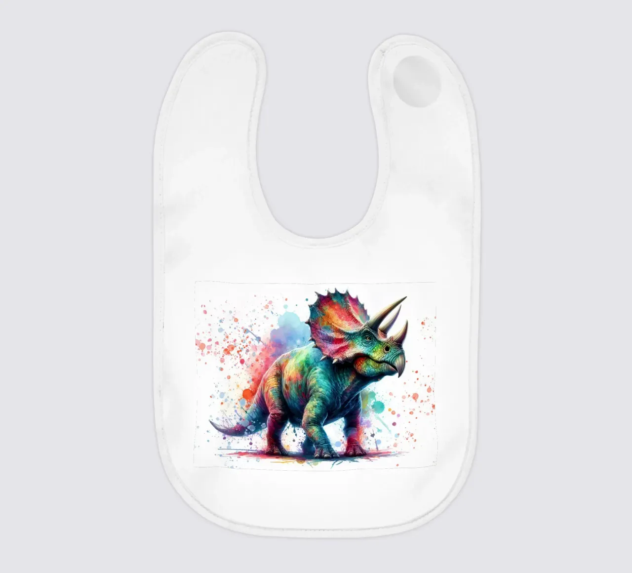 Dinosauro ad acquerello bavaglino da 🎁 ARTVI-SHOP