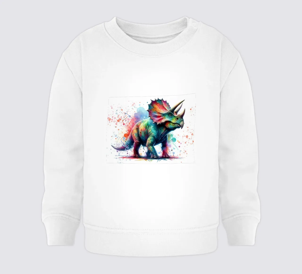 Dinosauro ad acquerello felpa neonato da 🎁 ARTVI-SHOP