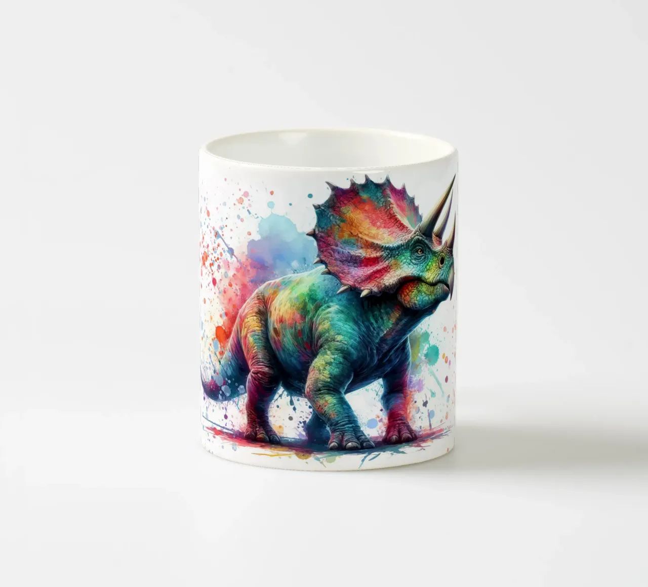 Dinosauro ad acquerello tazza in ceramica da 🎁 ARTVI-SHOP