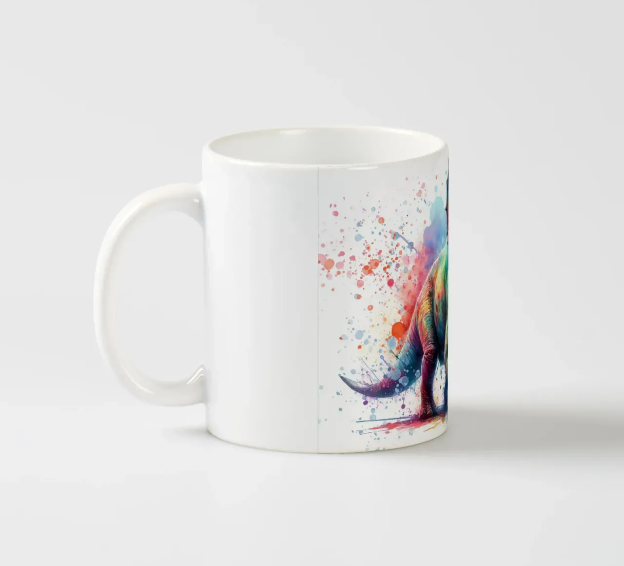 Dinosauro ad acquerello tazza in ceramica da 🎁 ARTVI-SHOP