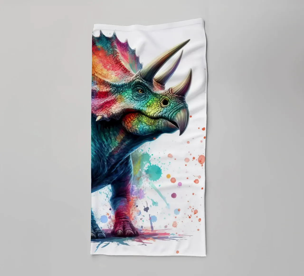 Dinosauro ad acquerello asciugamano da bagno da 🎁 ARTVI-SHOP