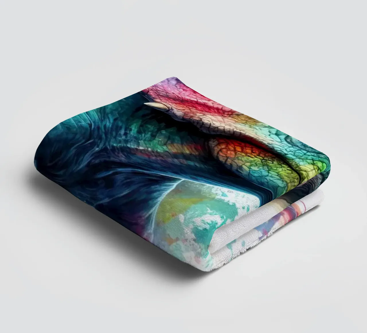 Dinosauro ad acquerello asciugamano da bagno da 🎁 ARTVI-SHOP