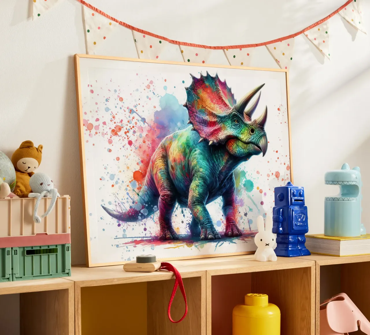 Dinosauro ad acquerello carta hahnemühle da 🎁 ARTVI-SHOP