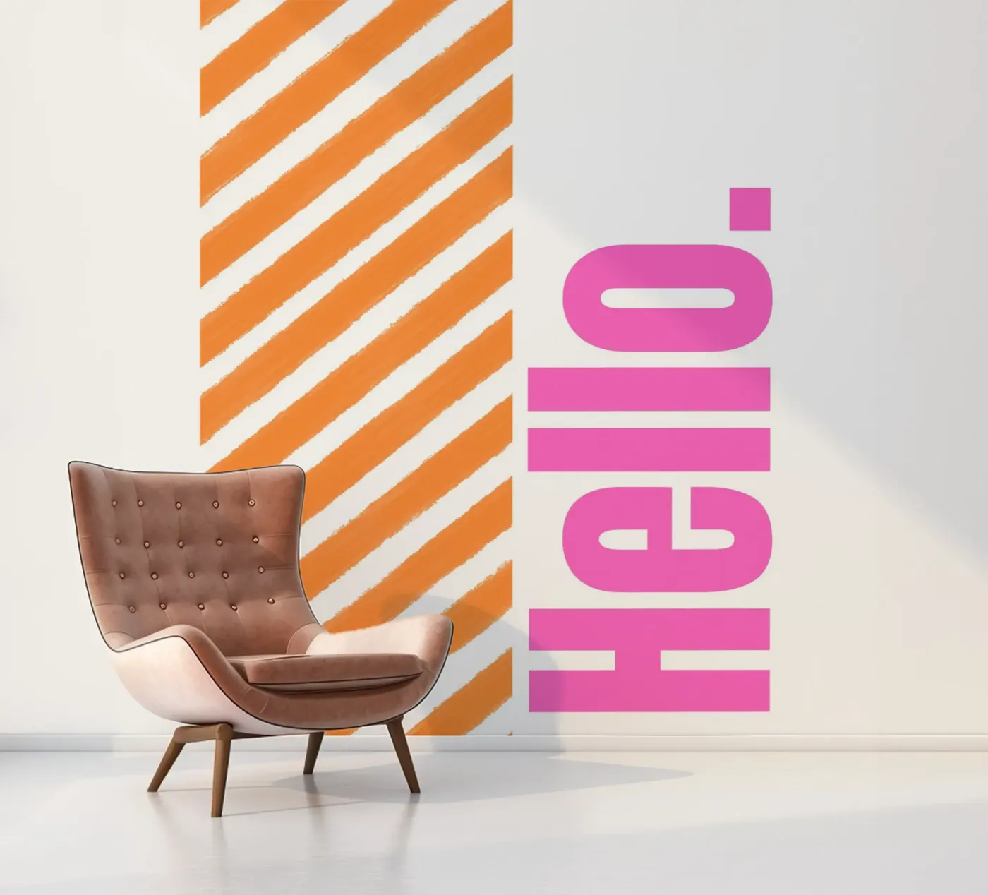 Hellooo fotobehang van Tabea Jule