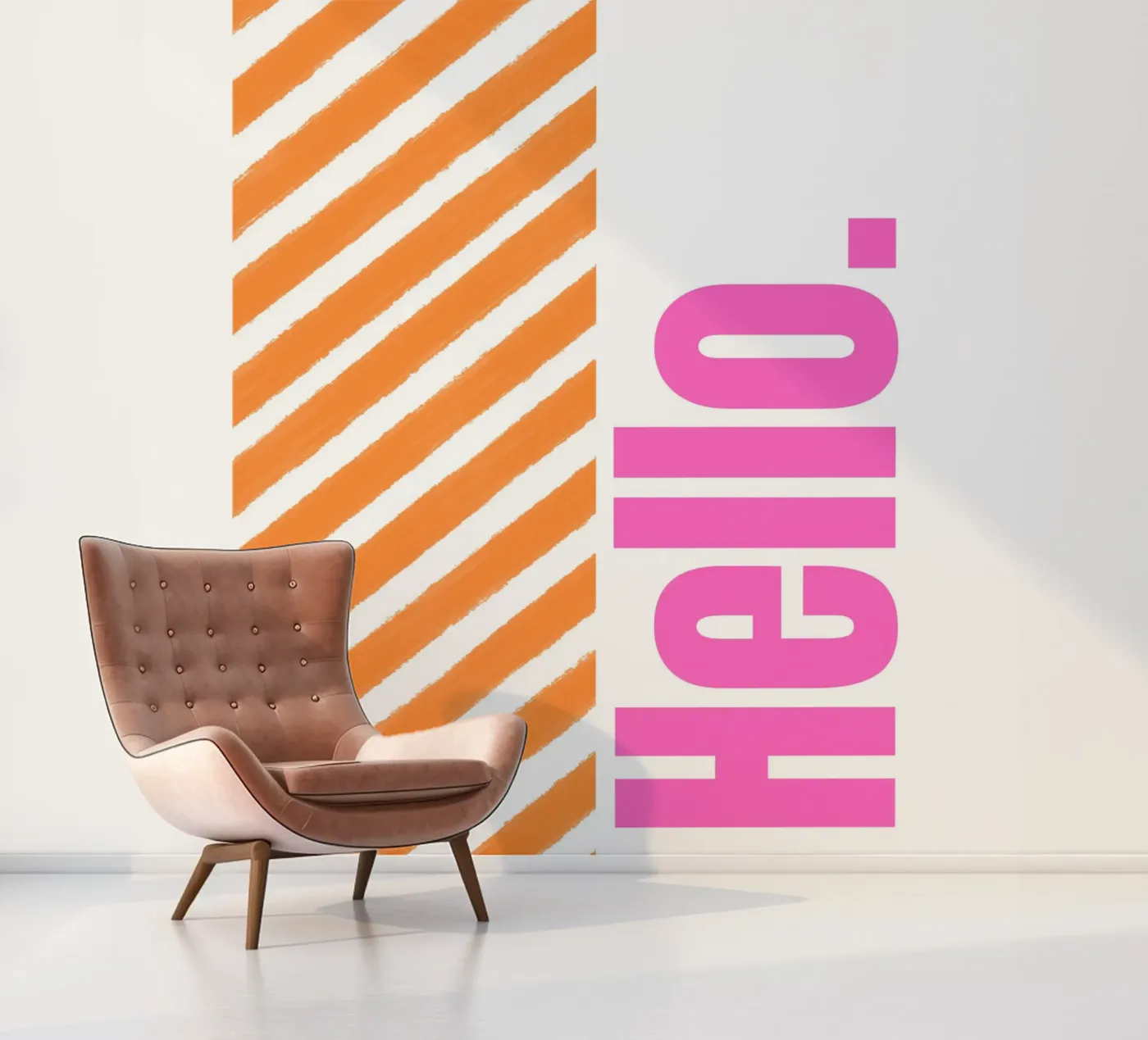 Hellooo fotobehang van Tabea Jule