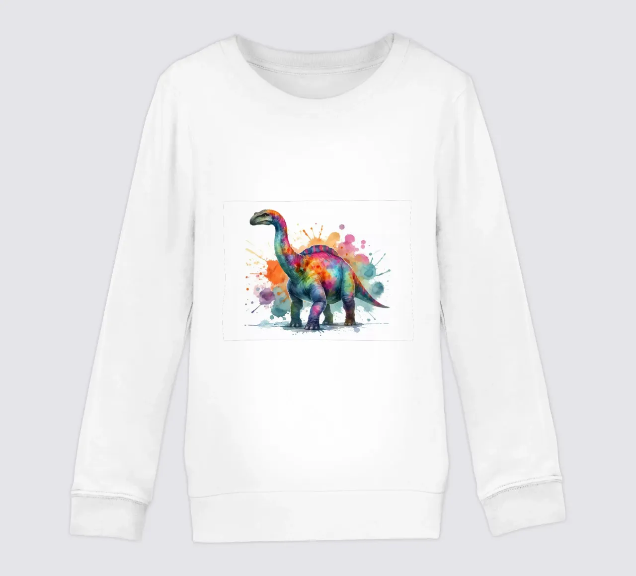 Dinosauro ad acquerello felpa bambino da 🎁 ARTVI-SHOP
