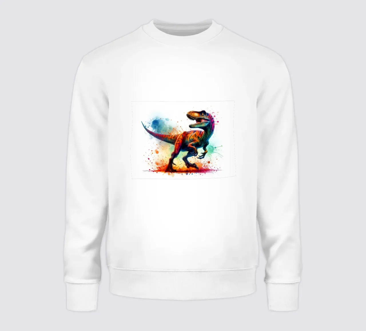 Dinosauro ad acquerello felpa da 🎁 ARTVI-SHOP