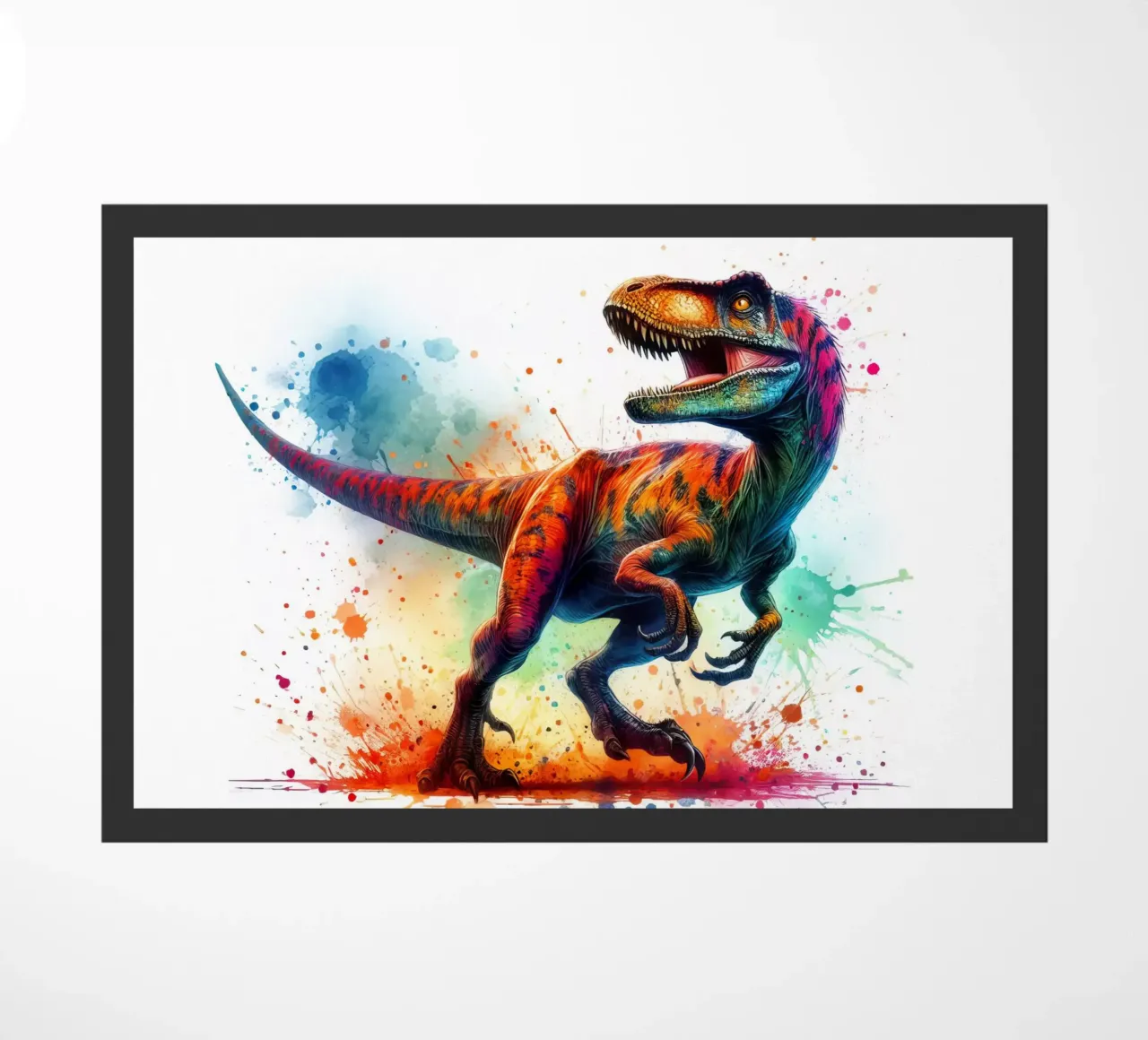 Dinosauro ad acquerello zerbino da 🎁 ARTVI-SHOP
