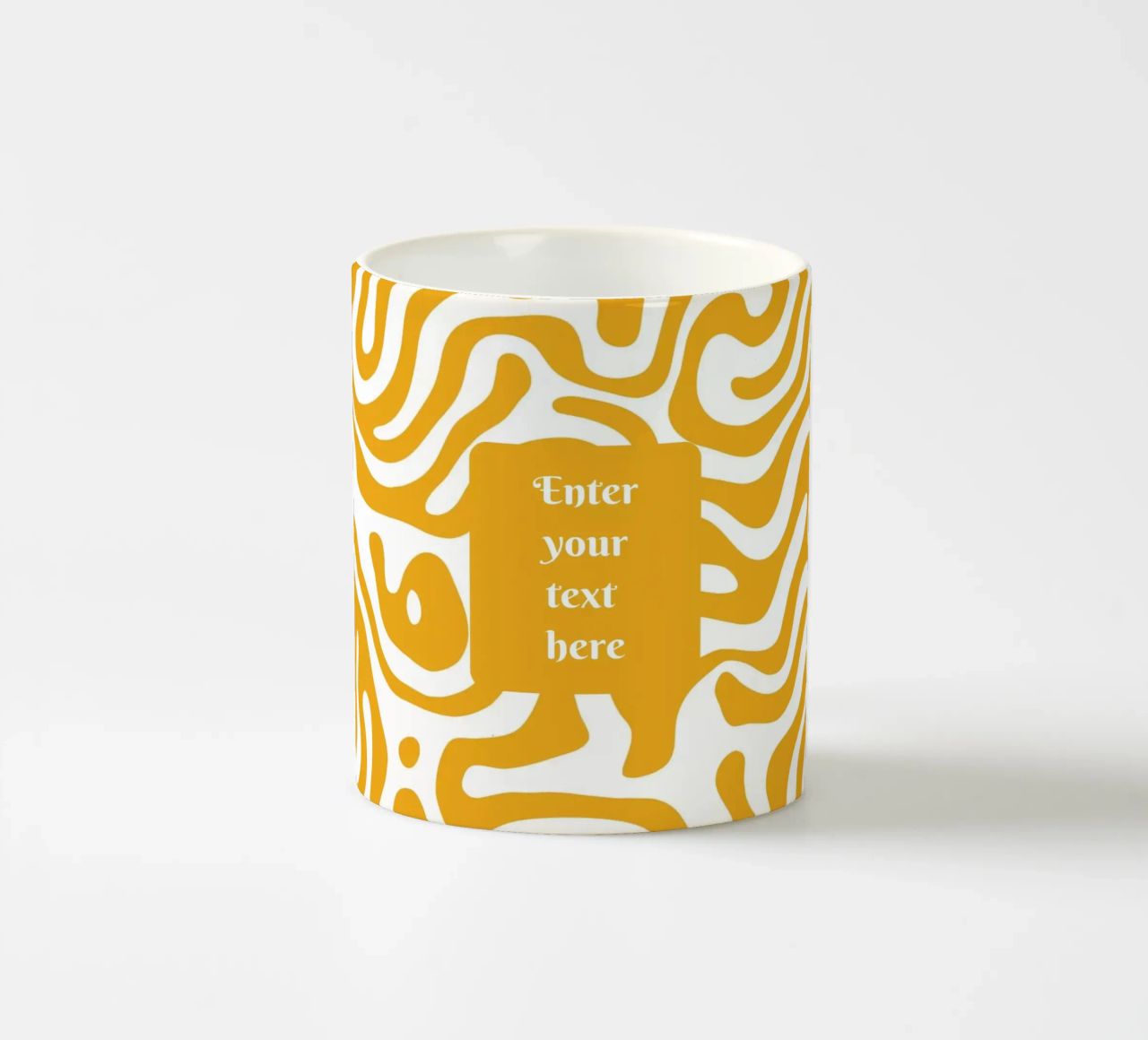 Labirinto d'oro tazza in ceramica da DesignArt