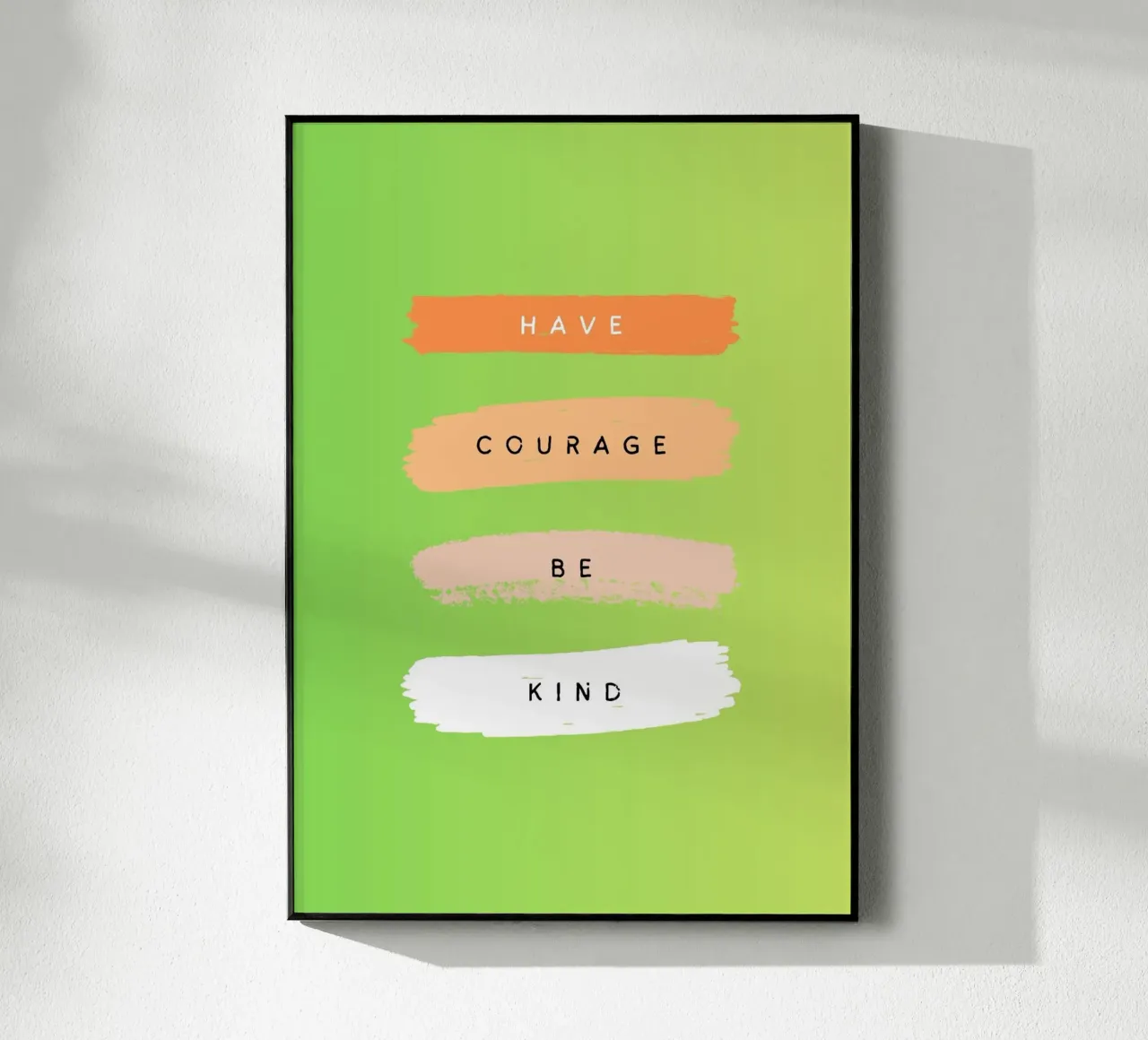 Courage plexiglass da Art Bloom Studio