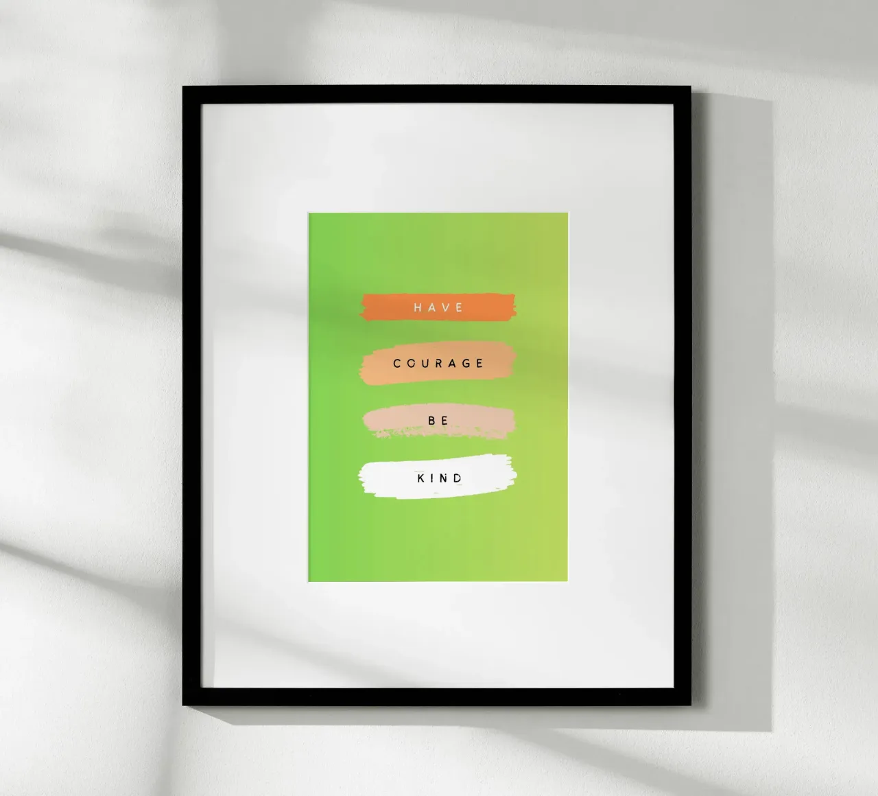 Mut Poster von Art Bloom Studio