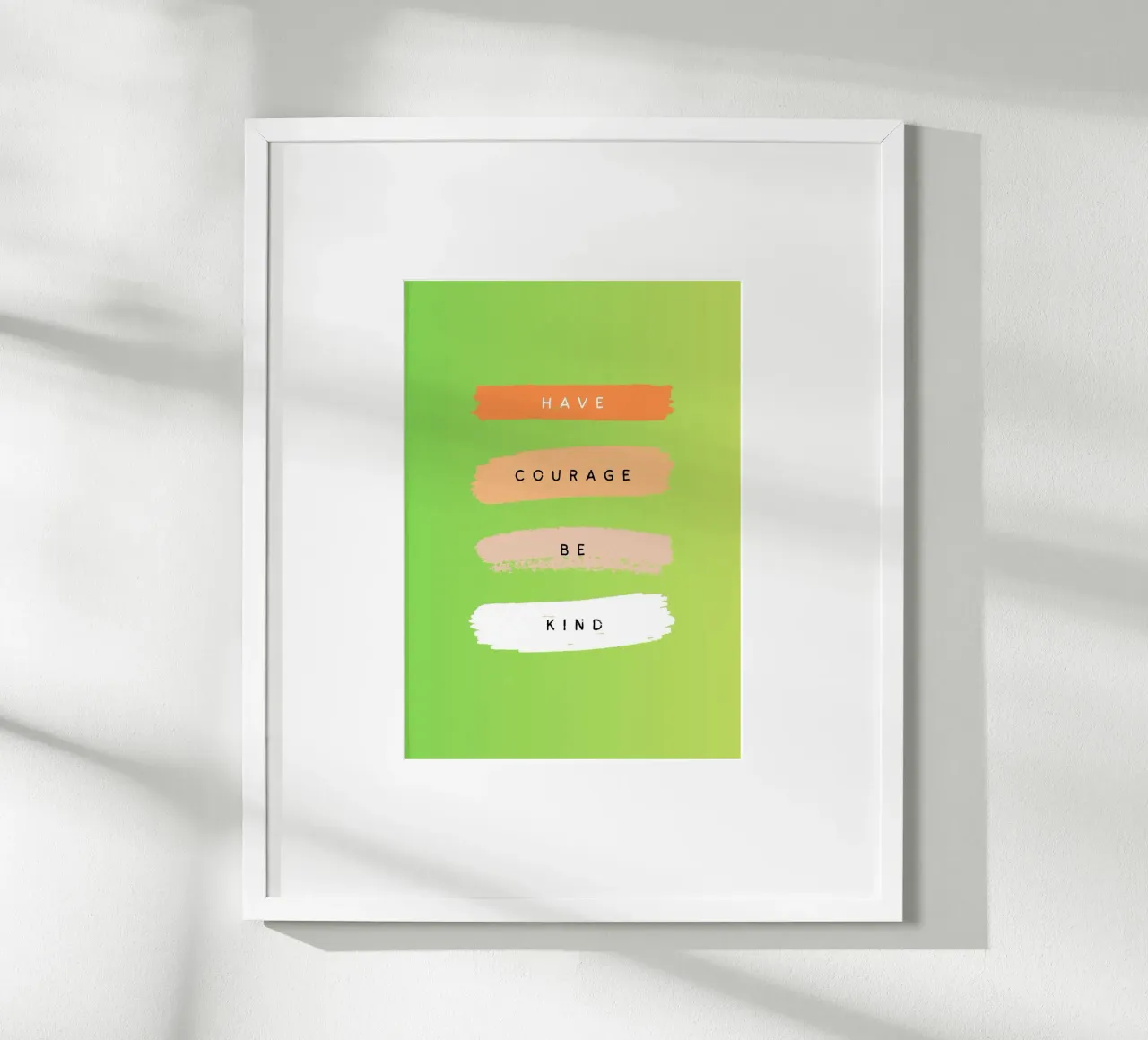 Mut Poster von Art Bloom Studio