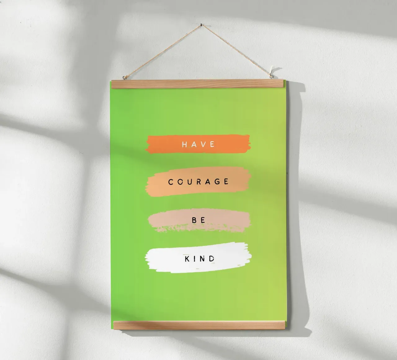 Mut Poster von Art Bloom Studio