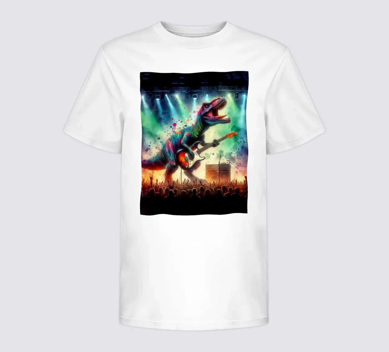 Dinosaur in concert kids t-shirt by 🎁 ARTVI-SHOP