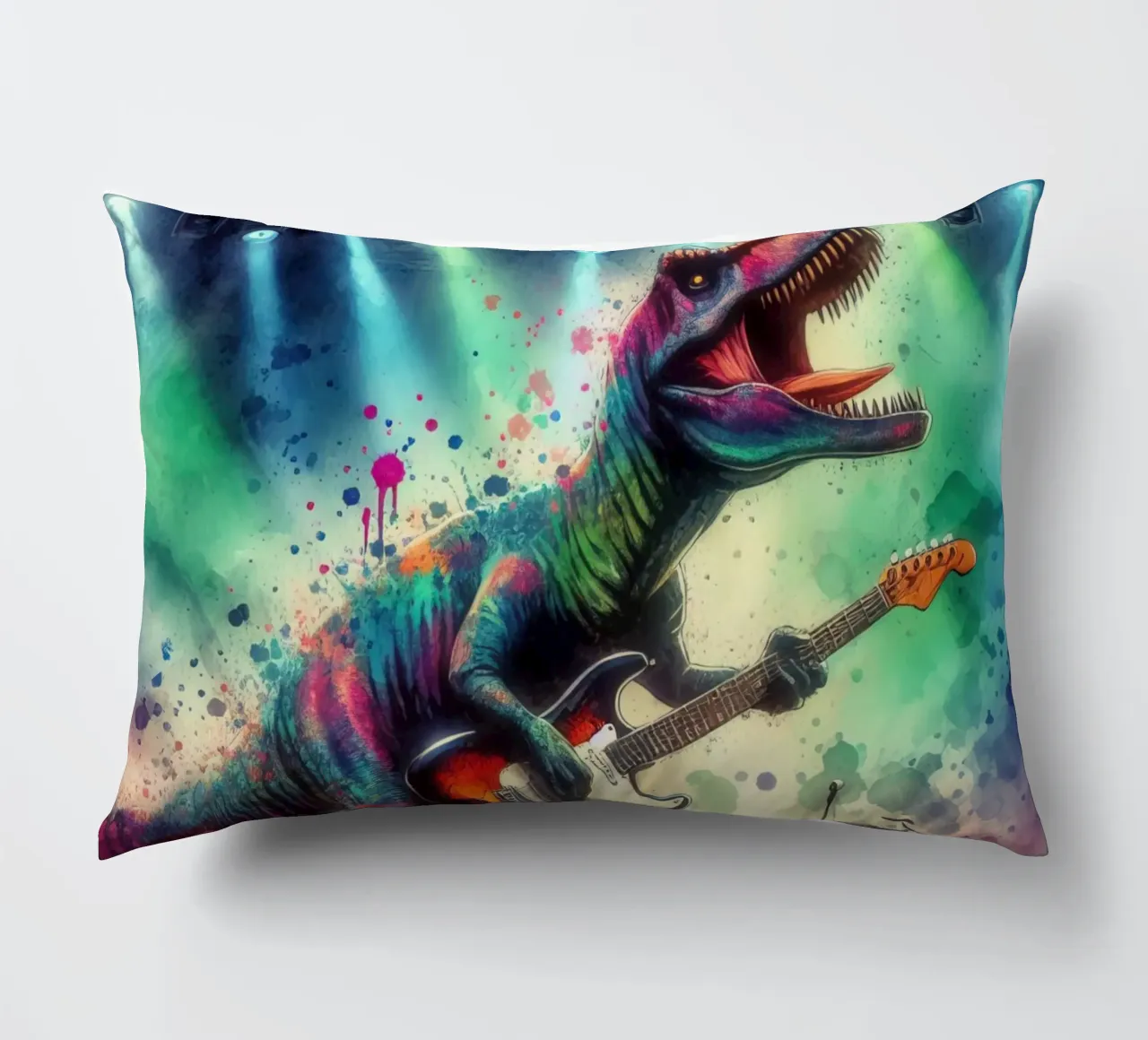 Dinosauro in concerto cuscino da 🎁 ARTVI-SHOP