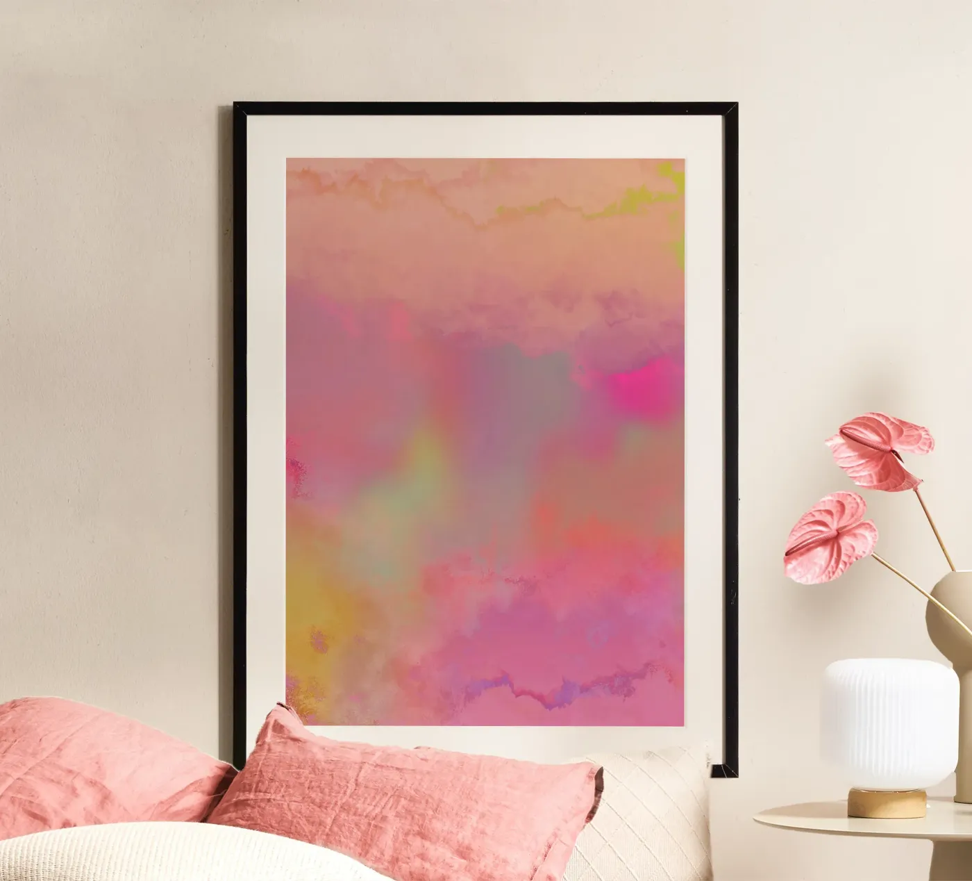 Abstract Art Sky Lover Poster von Illustration Raissa Oltmanns