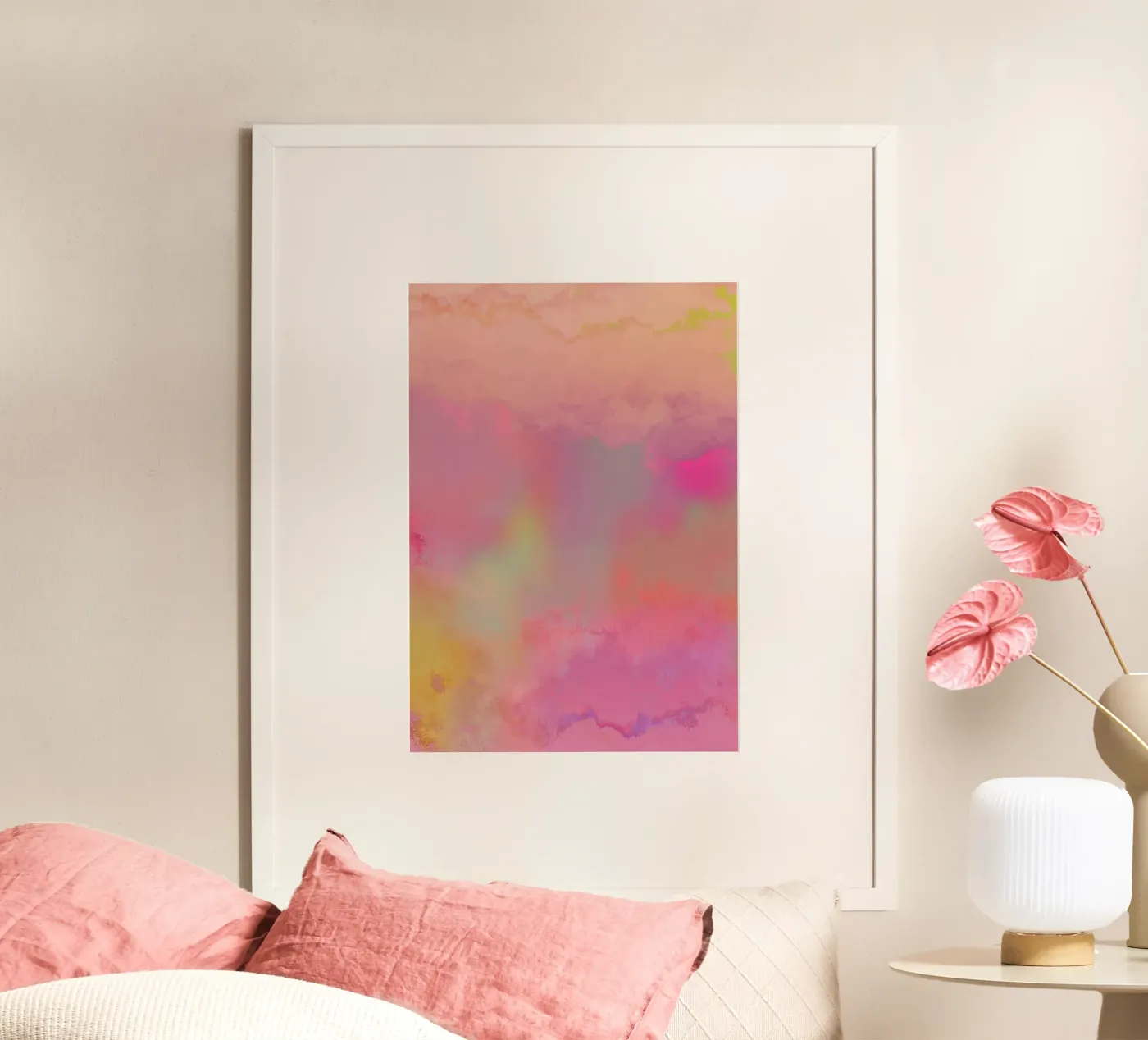 Abstract Art Sky Lover Poster von Illustration Raissa Oltmanns