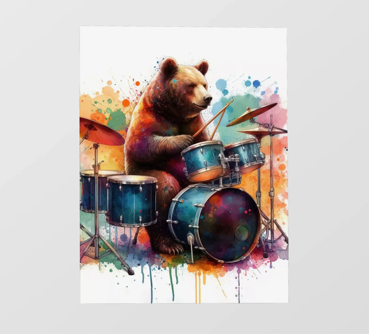 Orso in concerto pellicola backlit da ARTVI-SHOP