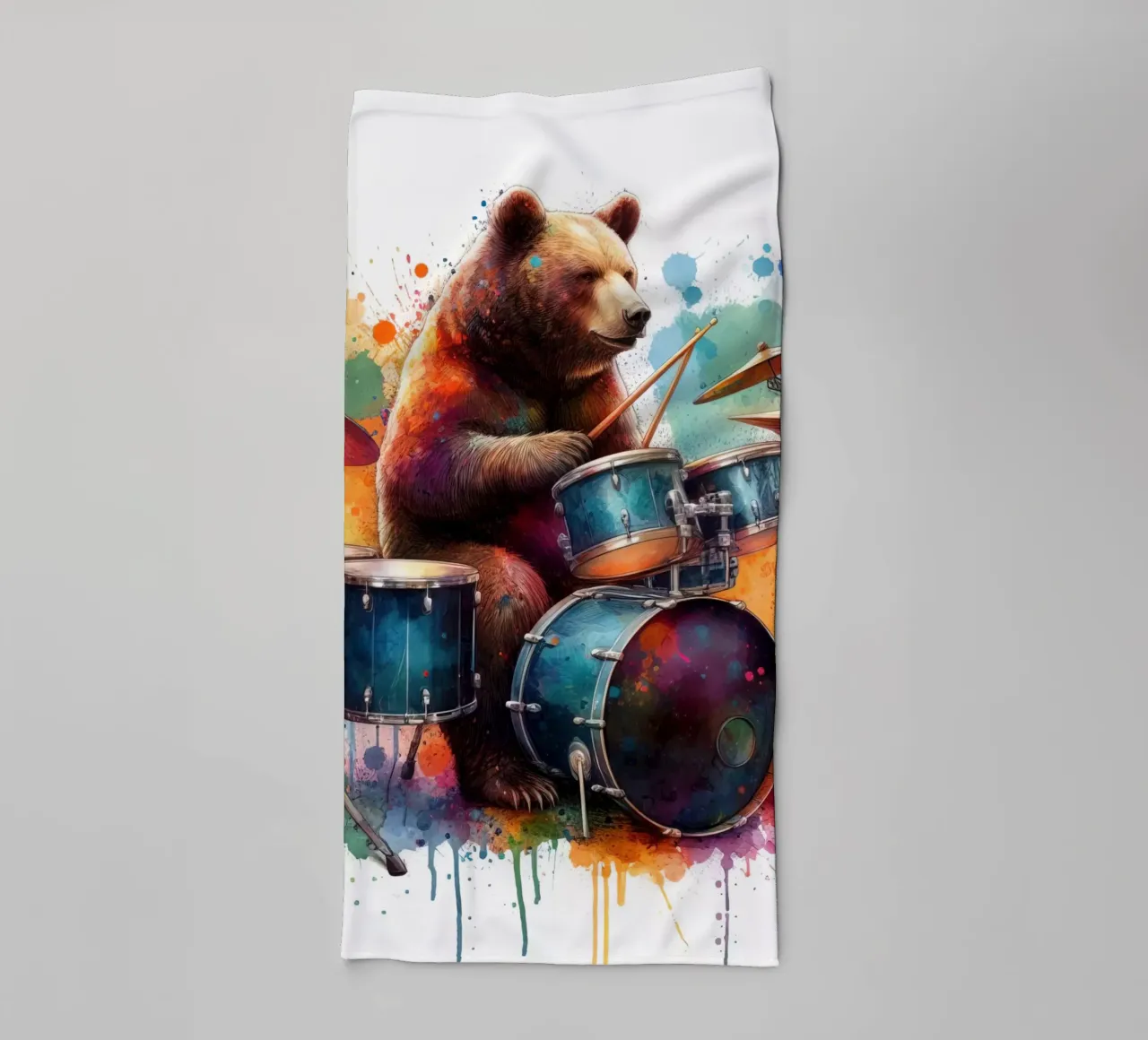 Orso in concerto asciugamano da bagno da ARTVI-SHOP