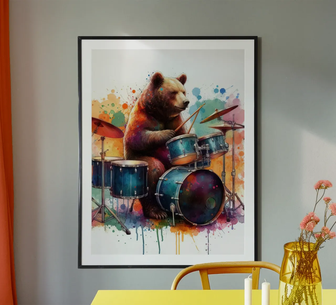 Orso in concerto carta hahnemühle da ARTVI-SHOP