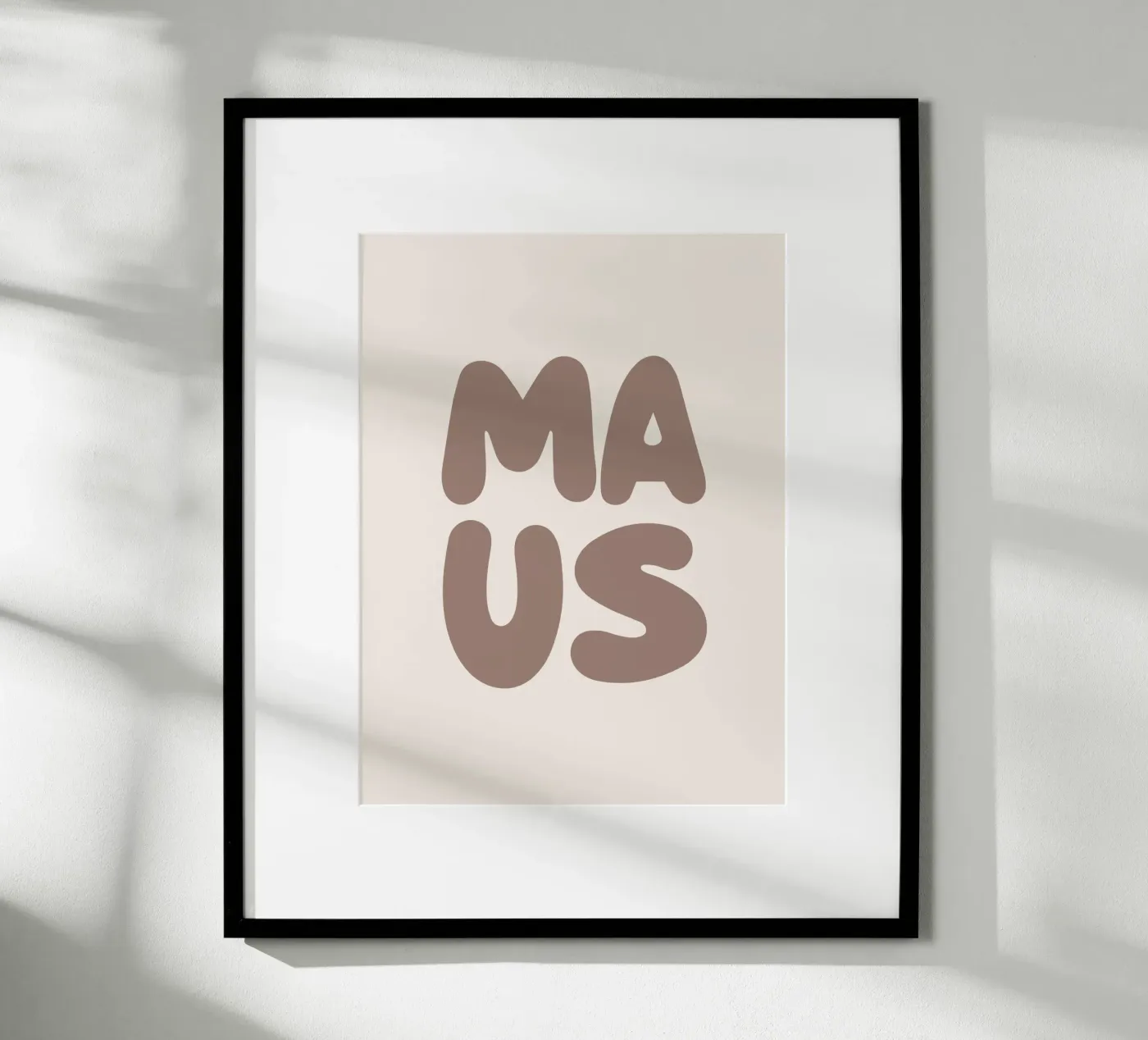 Maus Poster von CSK ART