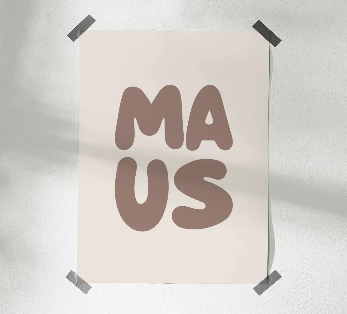 Maus Poster von CSK ART