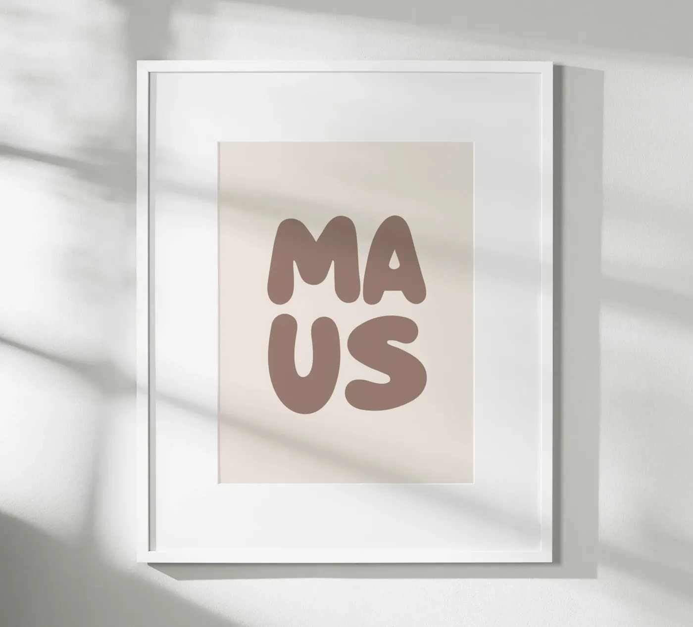 Maus Poster von CSK ART