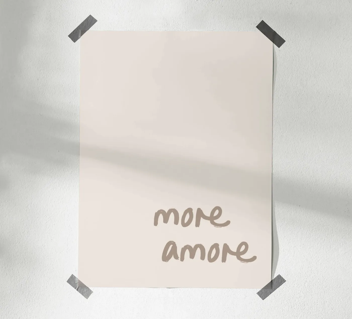 more amore poster da CSK ART