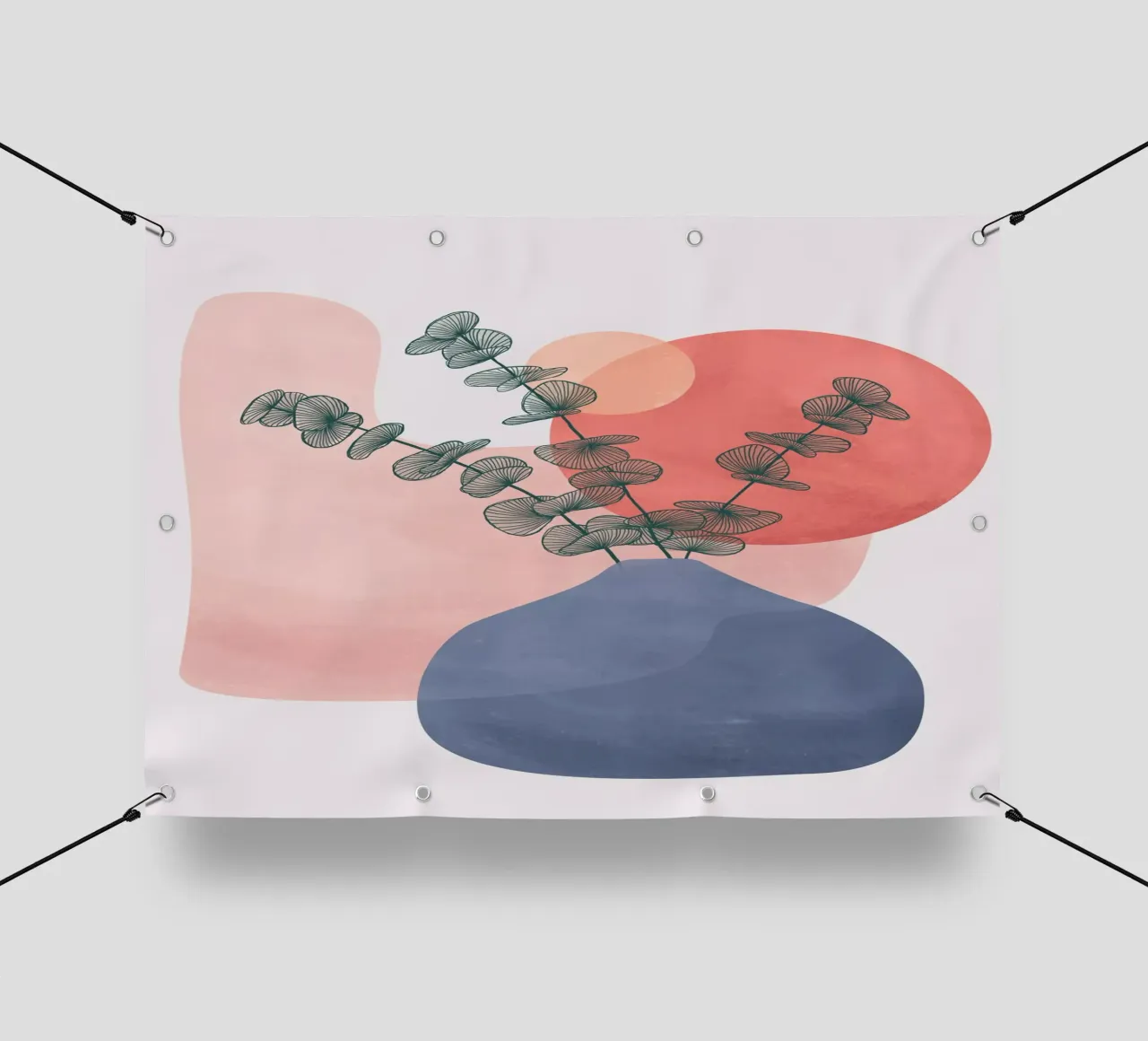 Tramonto a novembre telo in pvc da Artascy Art
