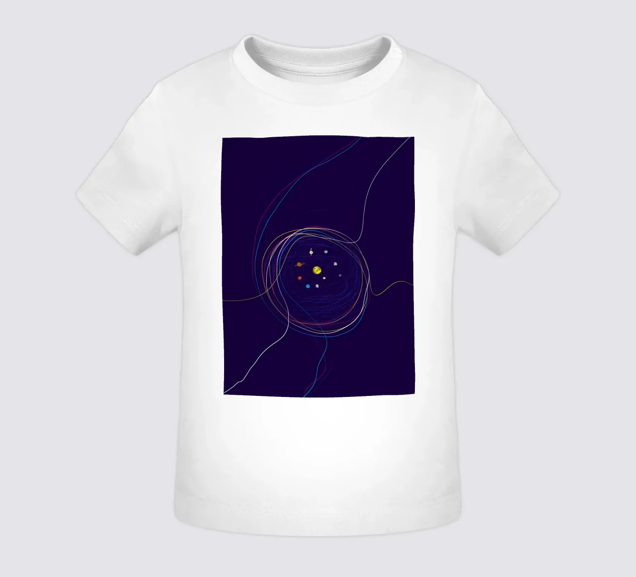 Organic Circle baby t-shirt by Artascy Art
