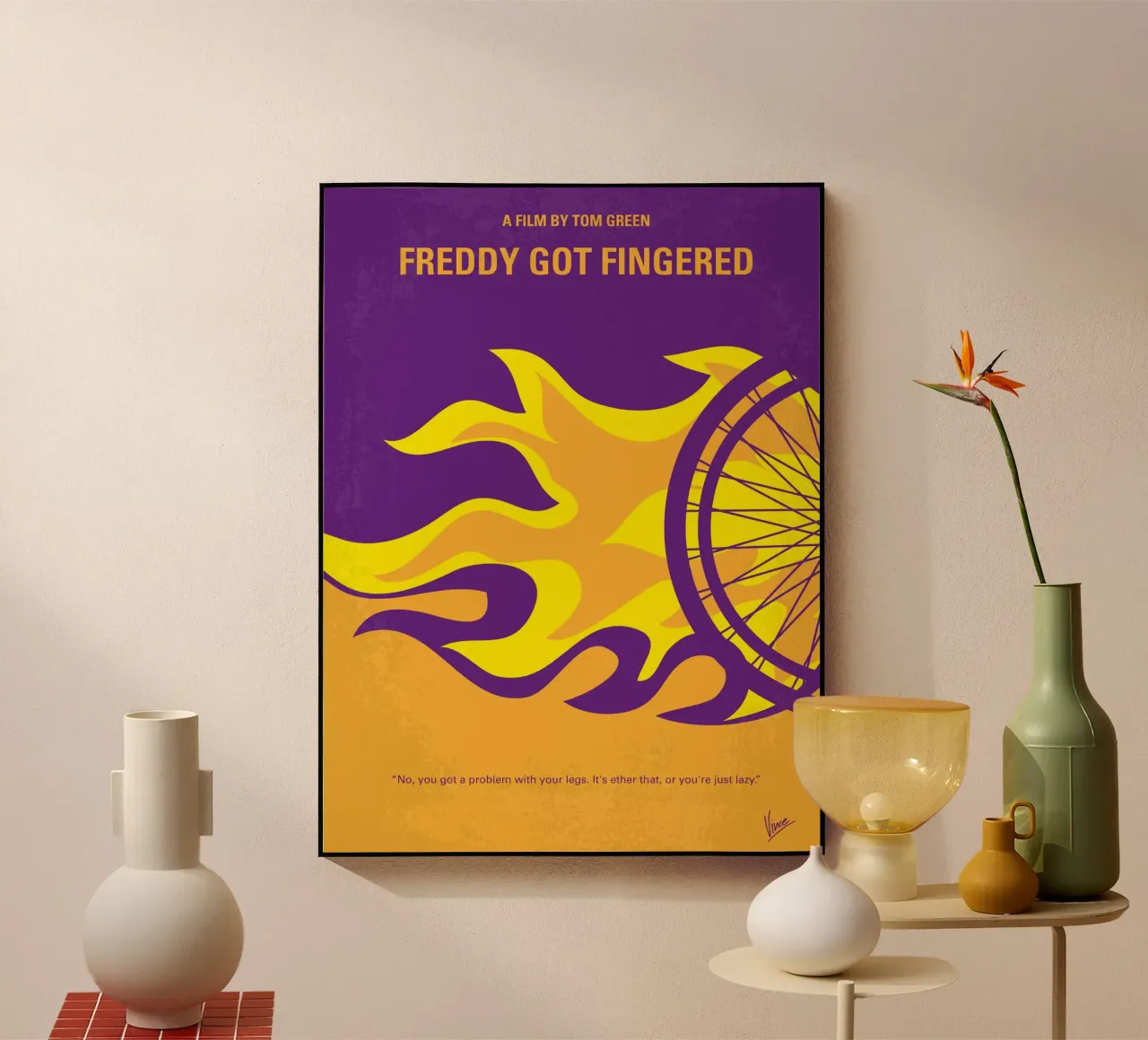 No550 My Freddy Got Fingered minimal movie poster Acryl-Glas von Chungkong