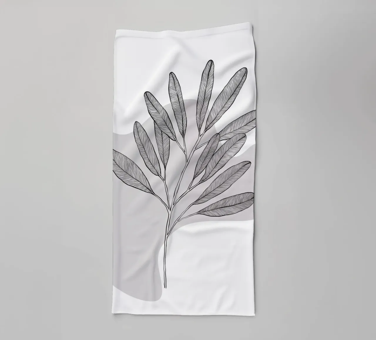 Desert Grey towel by Artascy Art