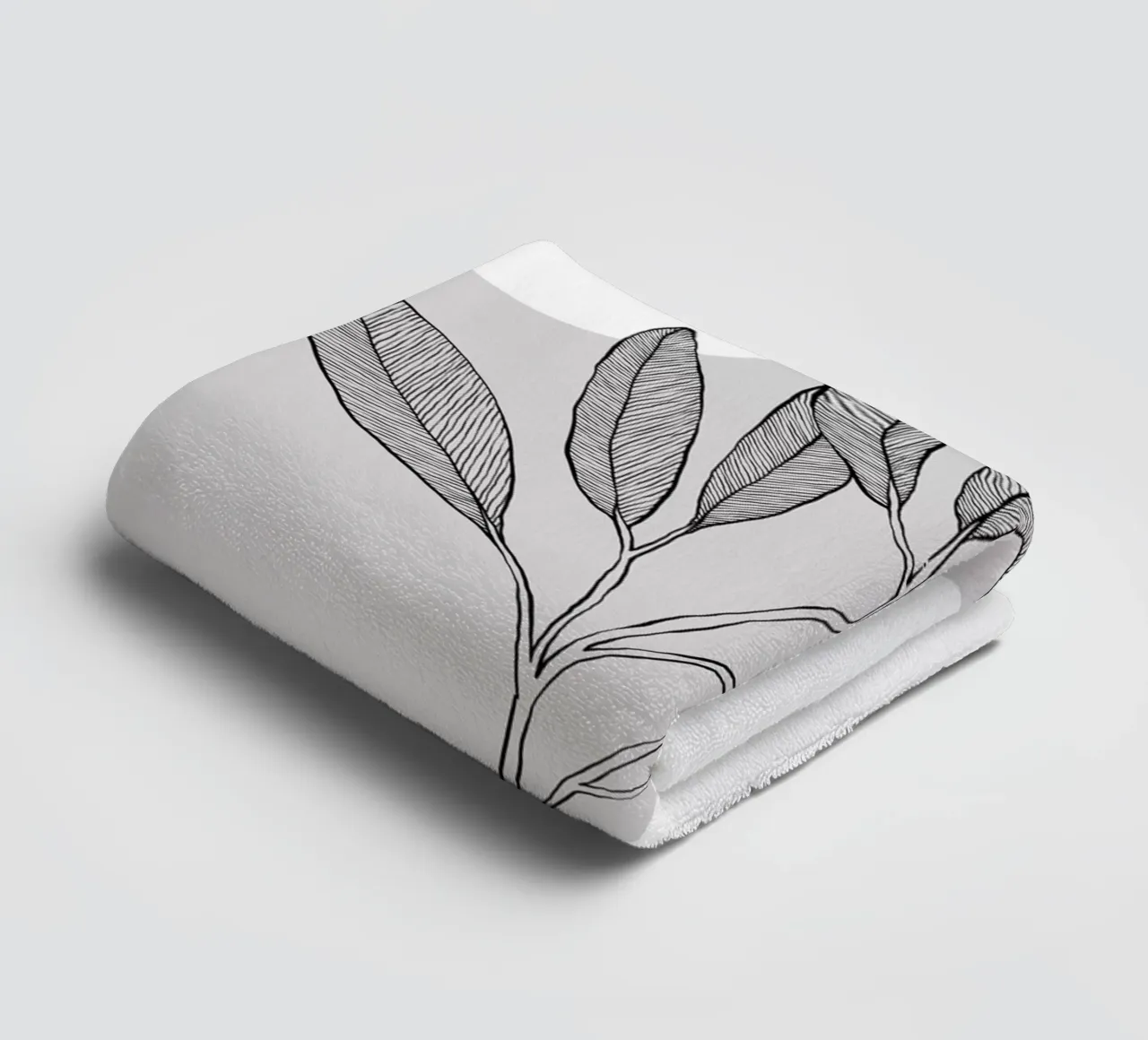 Desert Grey towel by Artascy Art