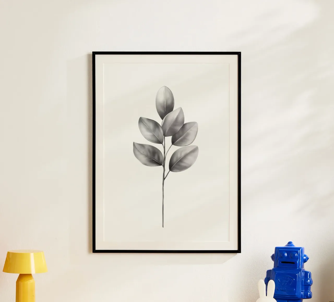 Nuova vita 01 poster con telaio in legno da Artascy Art
