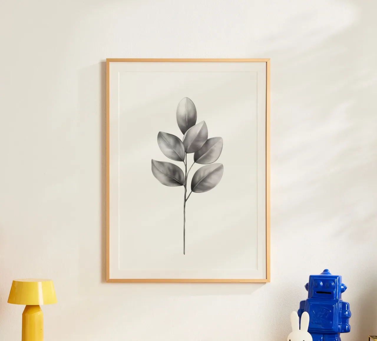 Nuova vita 01 poster con telaio in legno da Artascy Art
