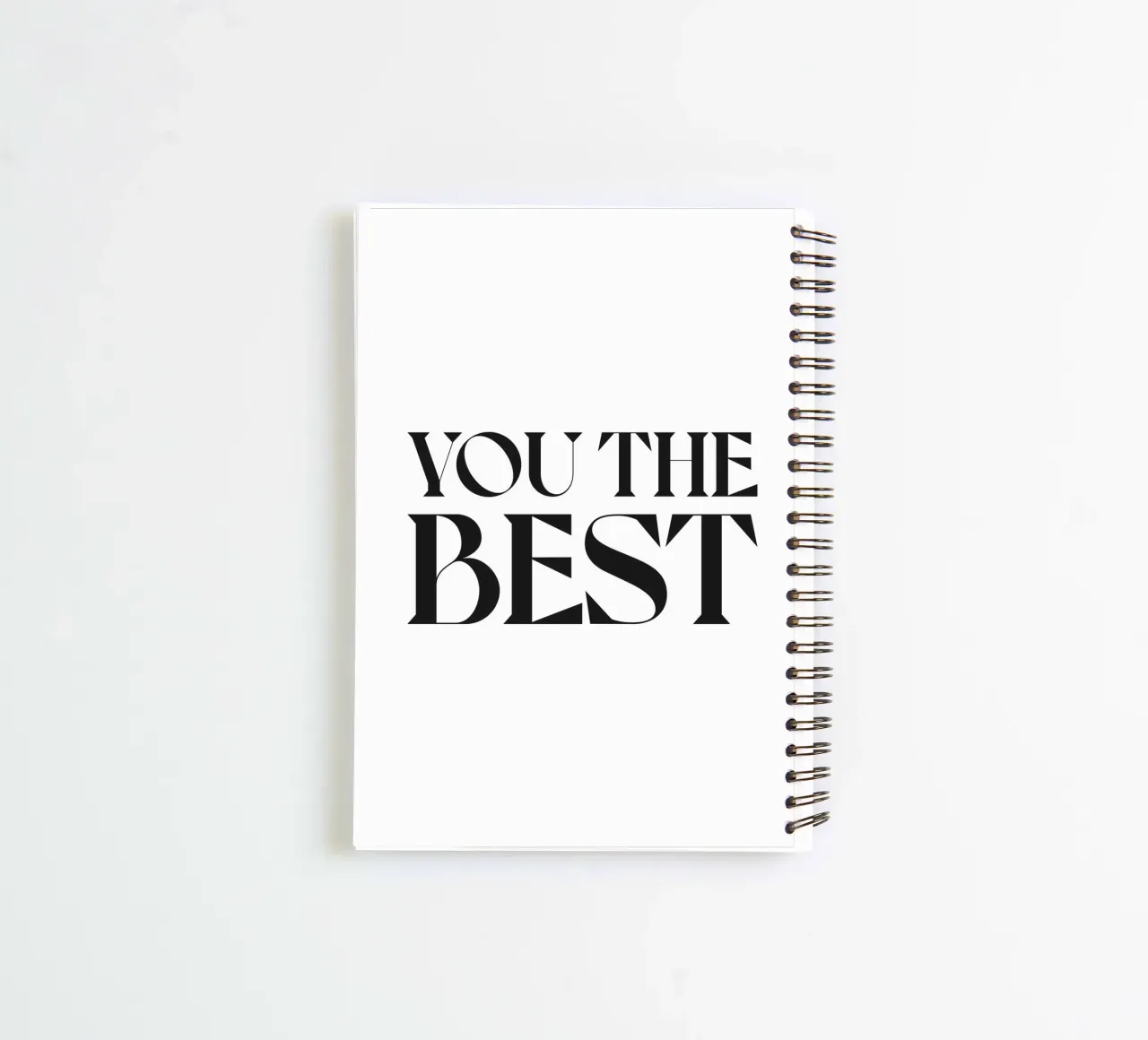 YOU THE BEST spiral notebook by n.4