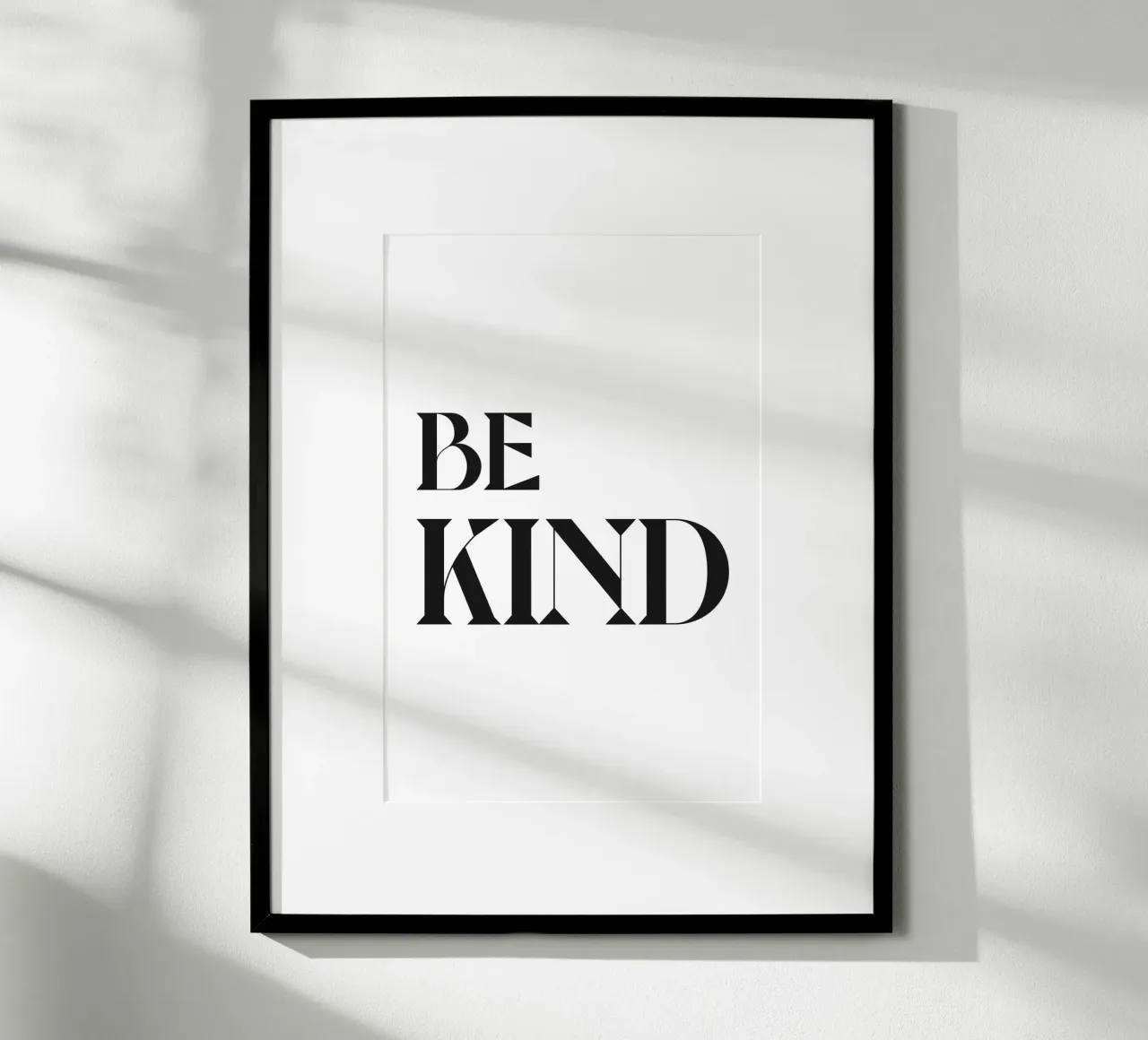 BE KIND poster by n.4