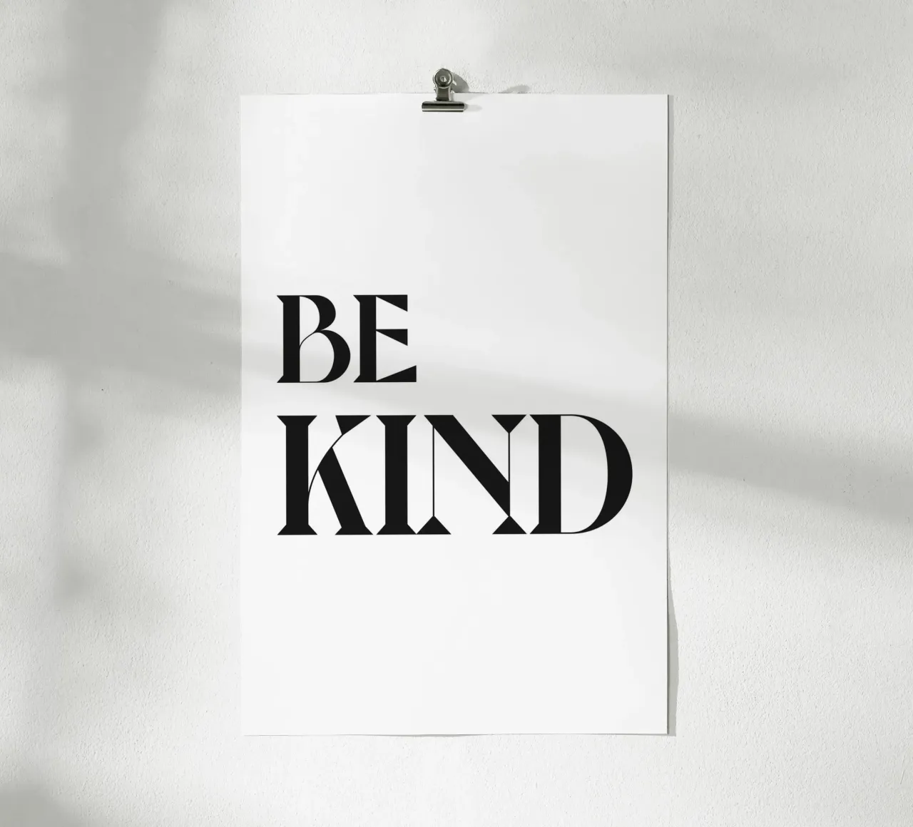BE KIND poster by n.4